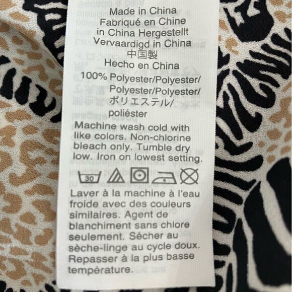 J. Crew Zebra 🦓 Print Blouse Sz XS - Picture 9 of 9